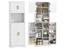 Aparador Moderno para Cozinha/sala de Jantar com 3 Gavetas, 3 Portas, Branco ZENCORE SERVICES