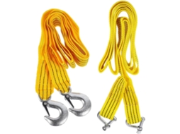 Corda De Reboque De Nylon De 2 Peças Com Cabo De Tração E Ganchos, 3m Para Resgate