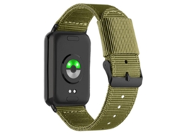 Bracelete Nylon Trançado Verde Militar para Redmi Watch 6/5/4 XIAOMOYU