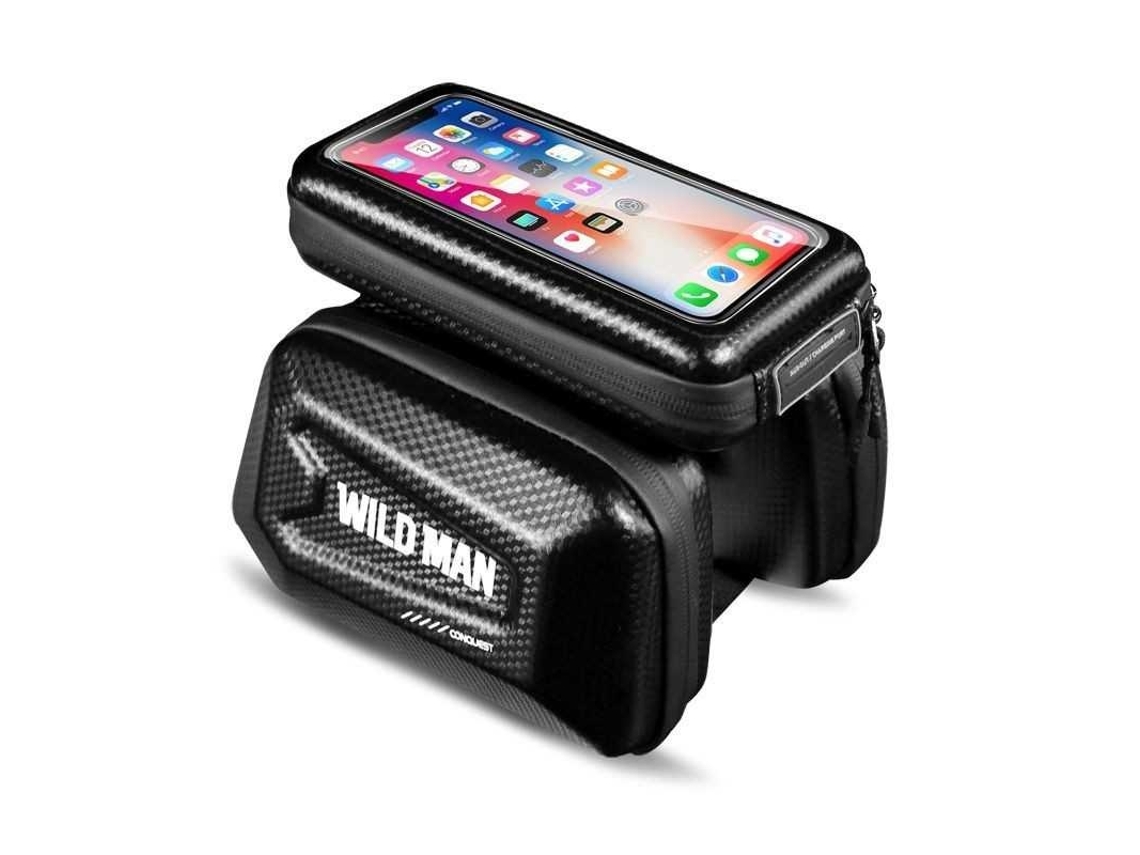 Lurelia Ciclocomputador Bolsa De Bicicleta Impermeável Com Compartimento Para Telemóvel Wildman Hardpouch Xl