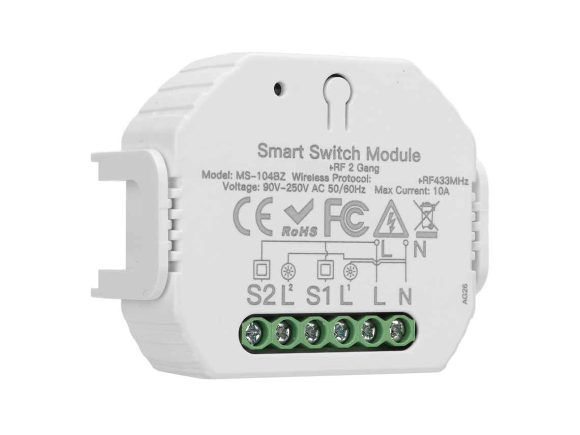 Módulo Interruptor Dimmer Inteligente 2 Vias App