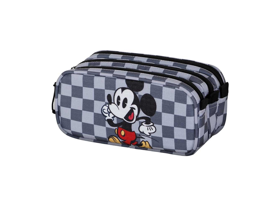 Disney Mickey Mouse Move Estojo Trick Fan 2.2 Cinza KARACTERMANIA