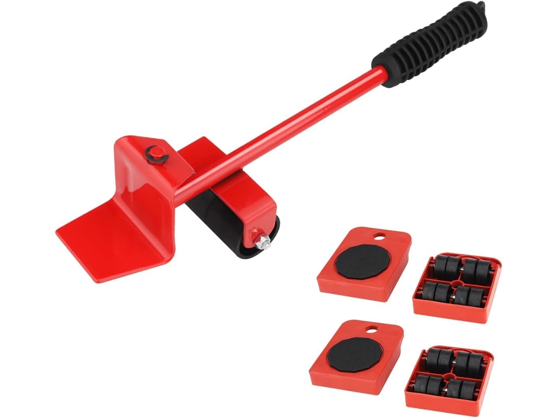 Kit De Elevação Móveis Com Alavanca Aço A3 E Capacidade Para 150kg