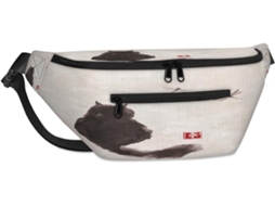 Bolsa Transversal TROPICALLIFE com Estampa de Gato Preto Japonês (38x25x19cm)