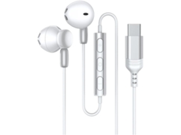 Fones De Ouvido Com Fio Usb-c Com Microfone, Controle De Volume E Graves Profundos, Confortáveis Para Iphone