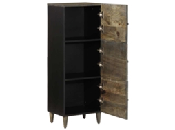 Aparador | Buffet | Armário De Apoio Alto 40x33x110 Cm Madeira De Mangueira Maciça Wsd134195 Lovely Home