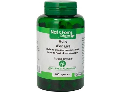 Suplemento Alimentar NAT & FORM Prímula (200 cápsulas)