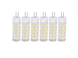 Conjunto de 6 Lâmpadas G4 com 3 Cores de Luz CHABERLU