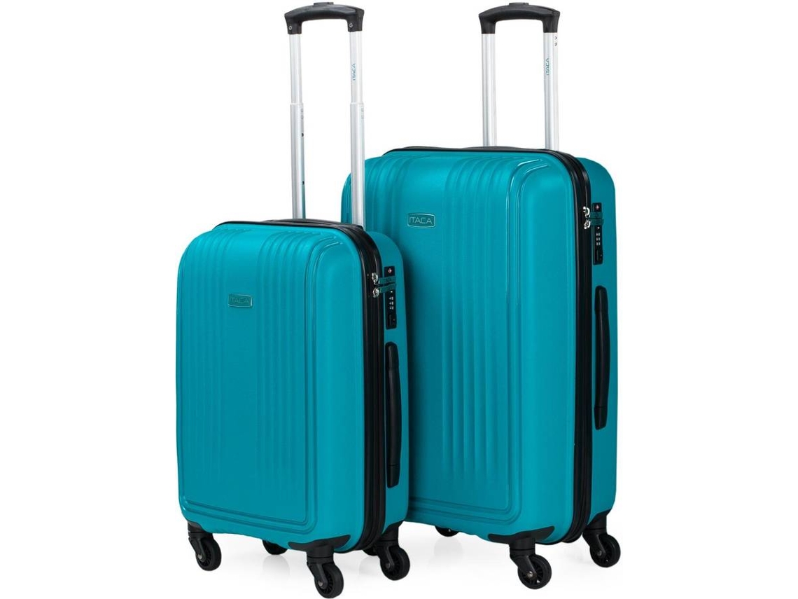 Conjunto de Malas de Viagem ITACA TSA Lock Azul