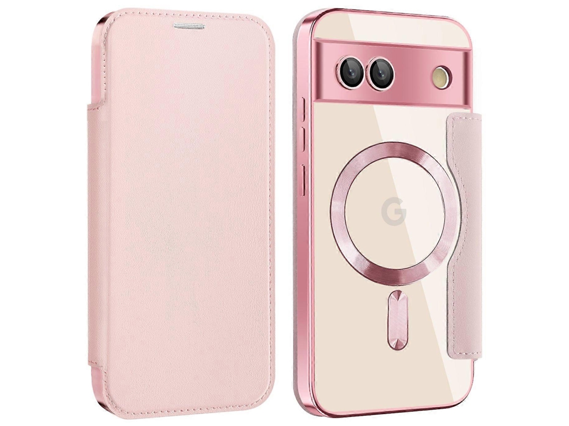 Capa Para Google Pixel 8a Compatível Com Suporte Para Cartão Magsafe Com Bloqueio Rfid