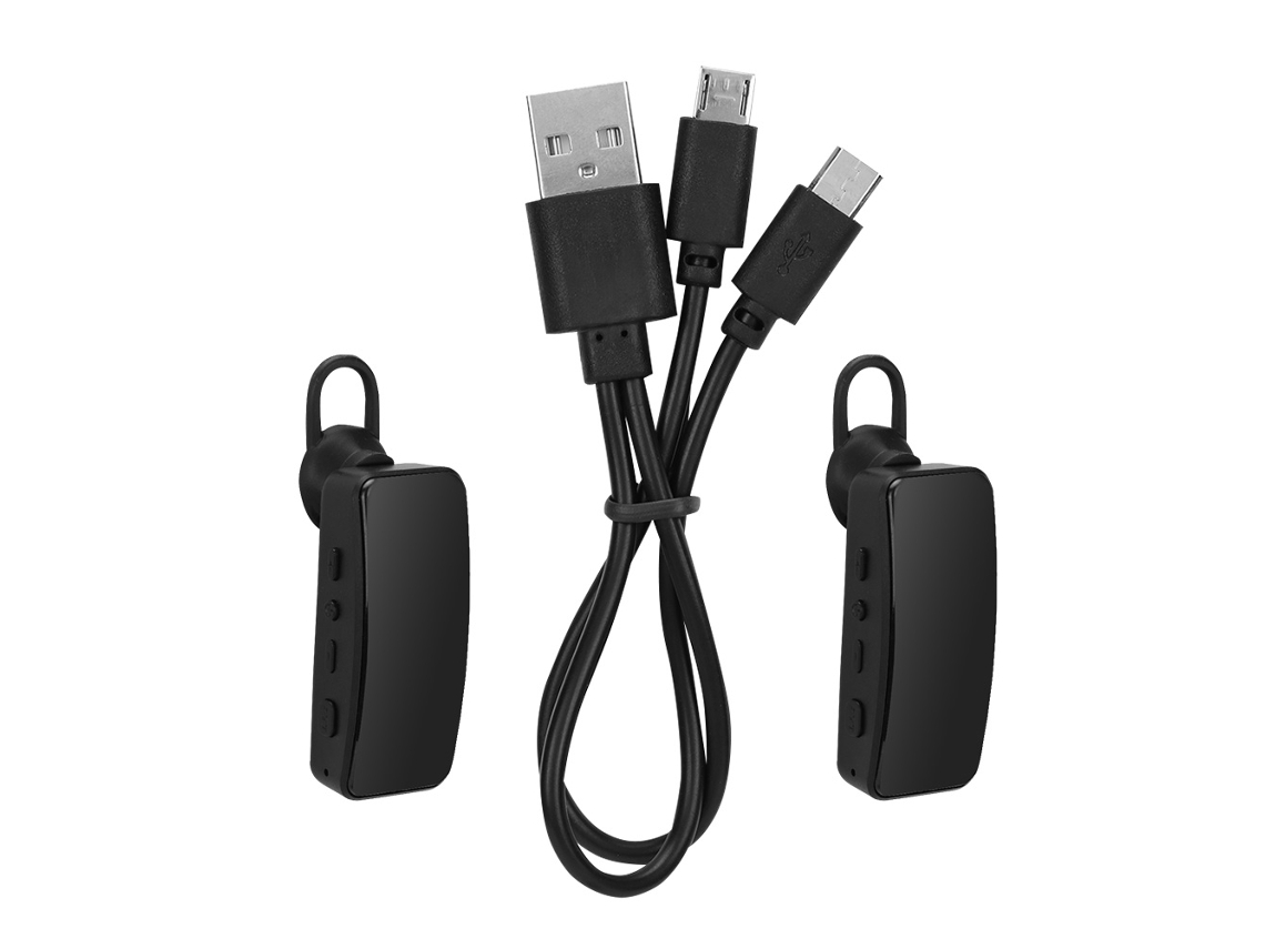 Fone De Ouvido Walkie Talkie Portátil Sem Fio