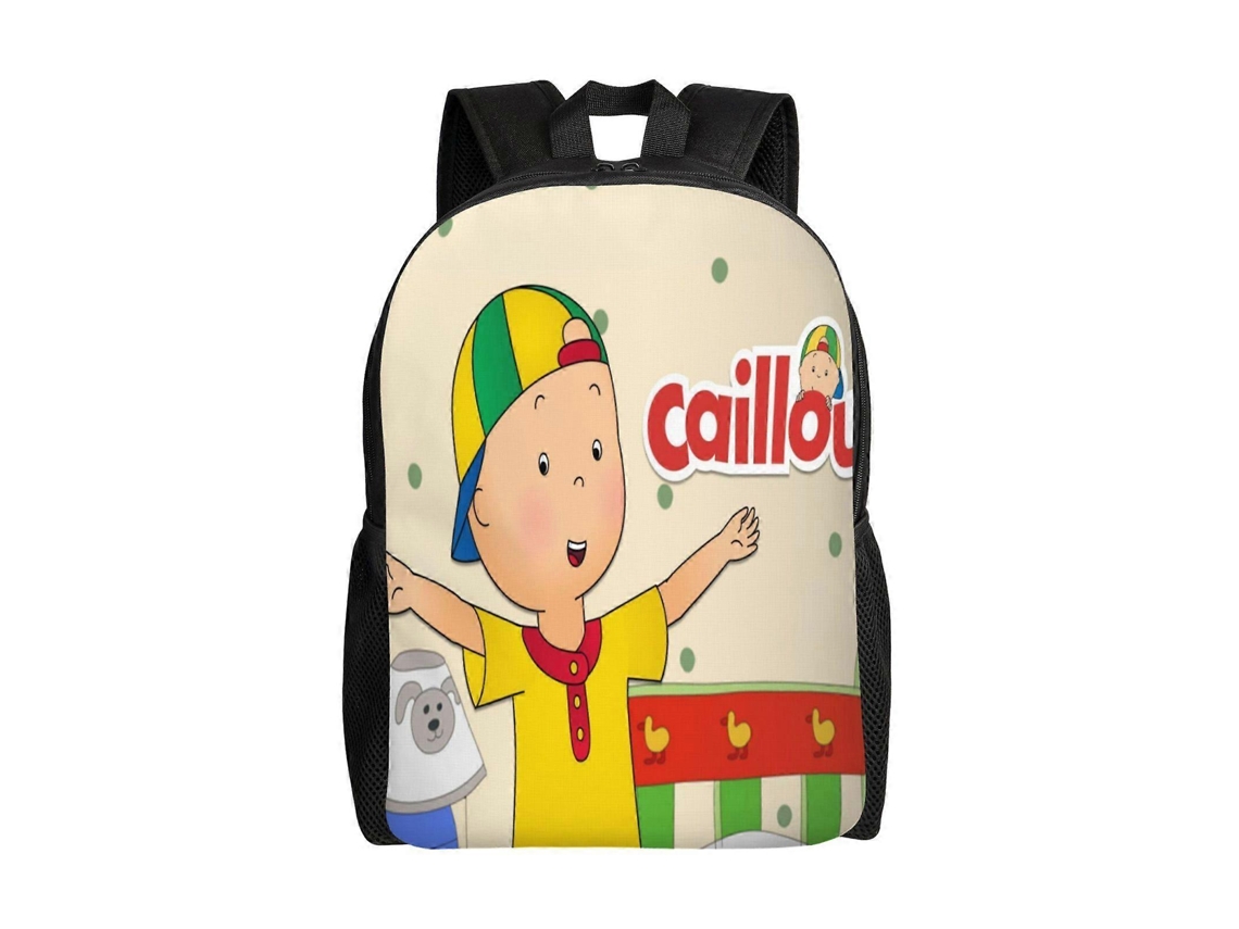 Mochila Caillou G49 Para Escola E Trabalho, Leve E À Prova Dágua, Mochila Estilosa Para Estudantes E Adultos N49 Olysi Shop