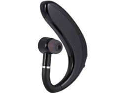 Fone De Sem Fio S109 Para E – Longa Com Leve Orelha Única Na Cor Preta
