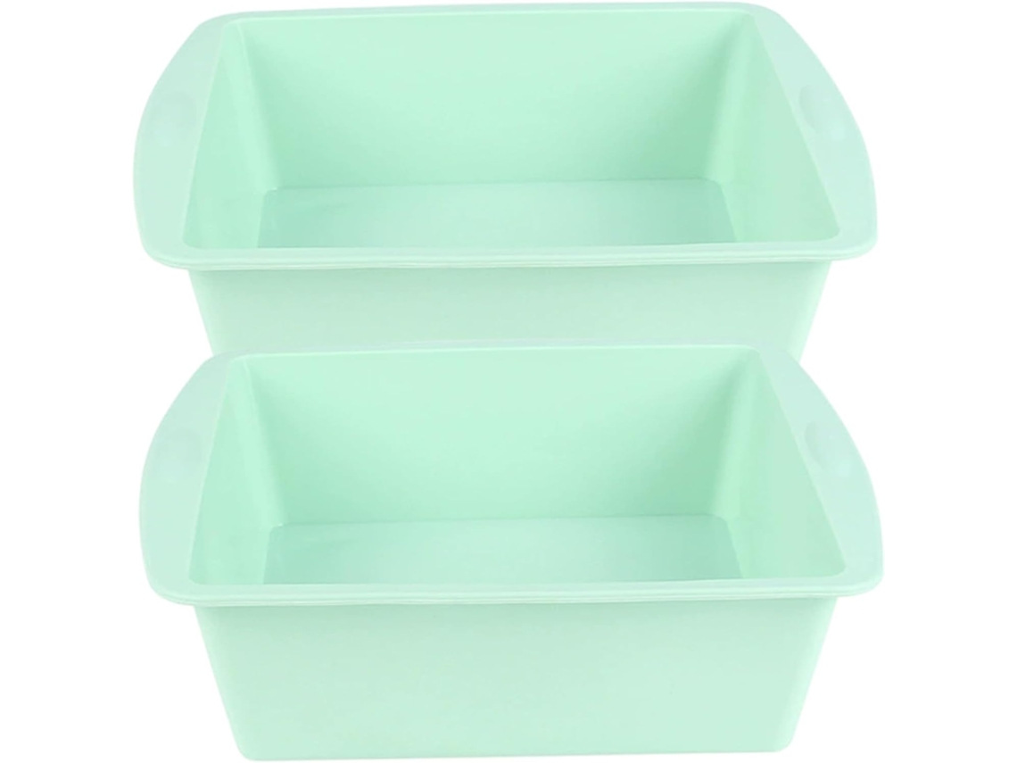 Formas de bolo alimentar de silicone (pacote com 2)