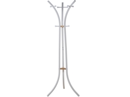 Bengaleiro DRW Branco e Natural (60x54x175 cm)
