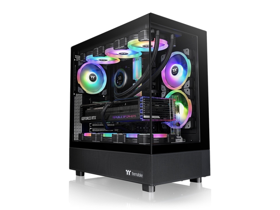 Caixa TT THERMALTAKE View 270 Tg Preto Atx 2Xusb 3.2 Sem Fonte de Alimentação Preta