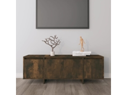 Vidaxl Móvel De Tv 120x30x40,5 Cm Derivados De Madeira Carvalho Fumado