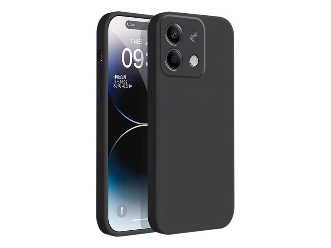 Capa De Celular Em Silicone Líquidopreto Clássico, Redmi Note 11 Pro