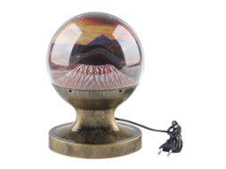 Ats lâmpada de Paisagem Vulcânica Clássica Textura Clara Lâmpada de Lava Vulcânica Decoração Brinquedo Educatsivo Científico