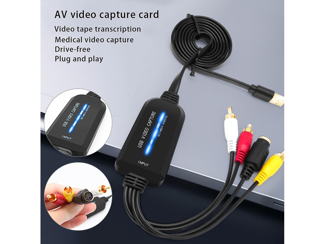 Placa de vídeo Brilvibera com gravação de áudio compatível com Windows 7/8/XP/Vista
