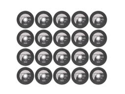 20 Peças De Roda De Corte Rápido E Limpo Para Processamento De Metal, Diâmetro Externo 100mm, Diâmetro Interno 16mm
