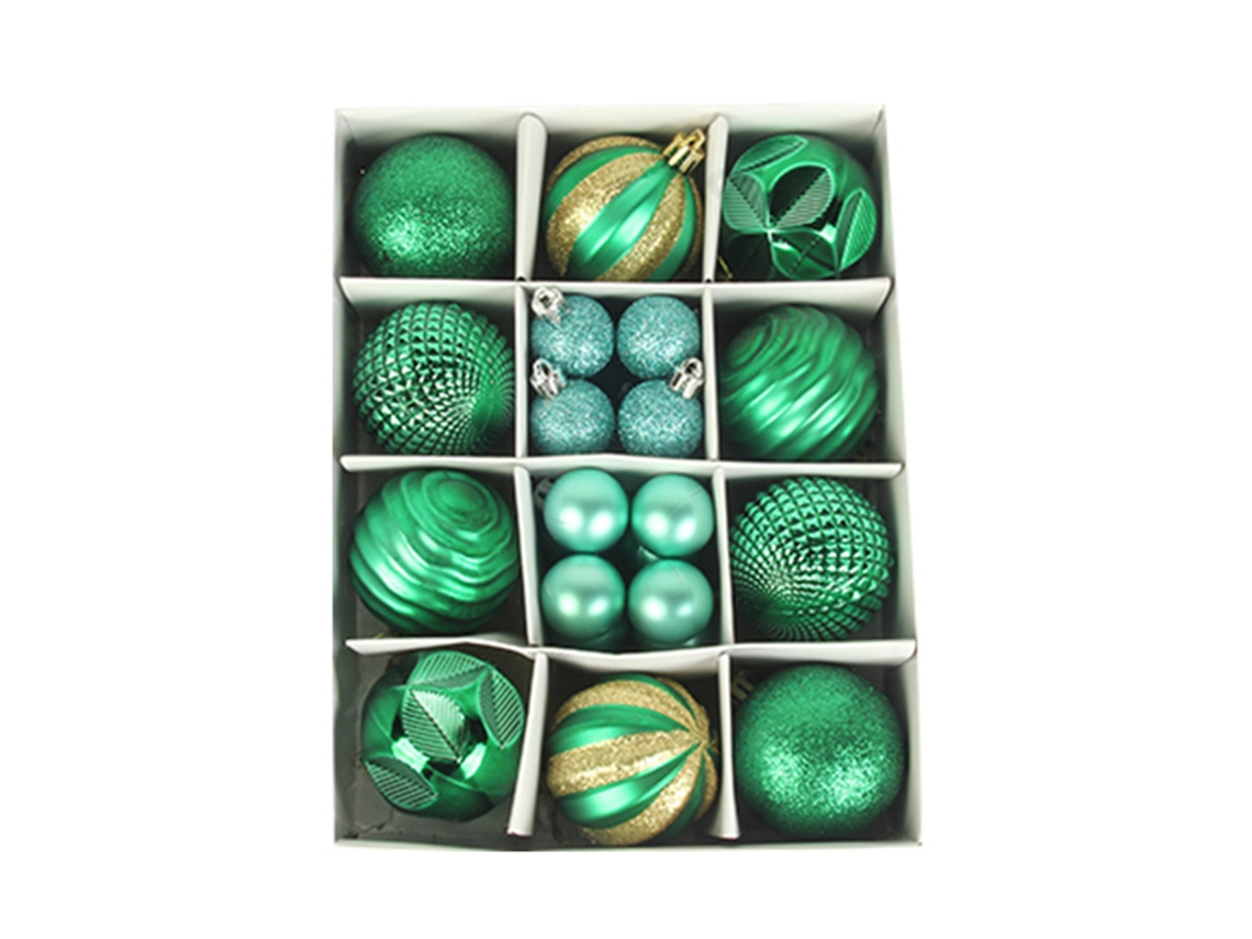 Laxiscreed Conjunto De Bolas De Natal Em Caixa Decorativa Para Presente