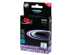 Cartucho de tinta compatível com UPRINTJET Brother LC970C