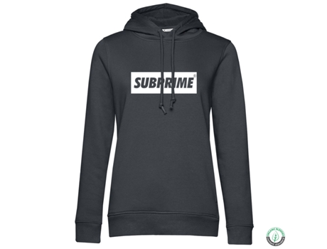 Hoodie SUBPRIME Block Antraciet Cinza Preto (S)