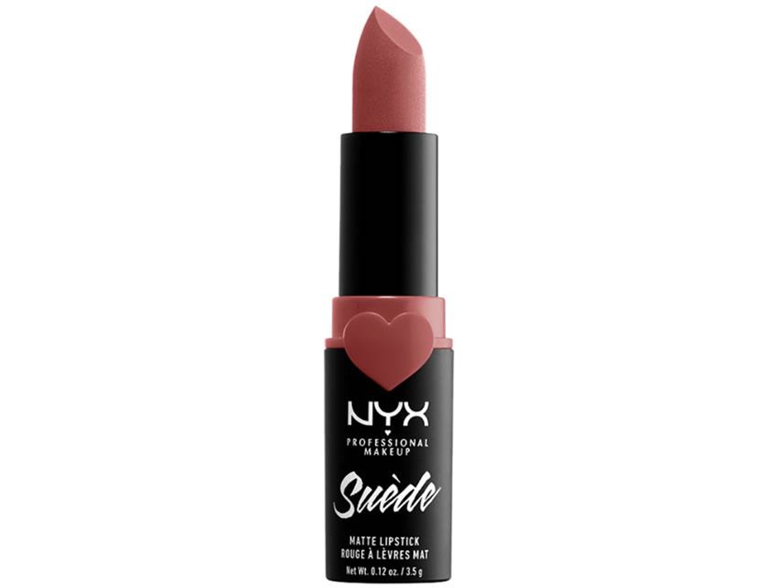 Batom NYX NYX Suede Matte Lipstick brunch me