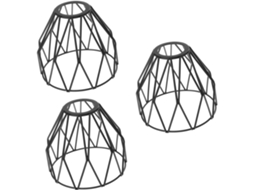 Conjunto De 3 Peças De Cúpulas Decorativas Para Abajur, Luminária De Teto Versátil Para Restaurante E Bar, Design Moderno.