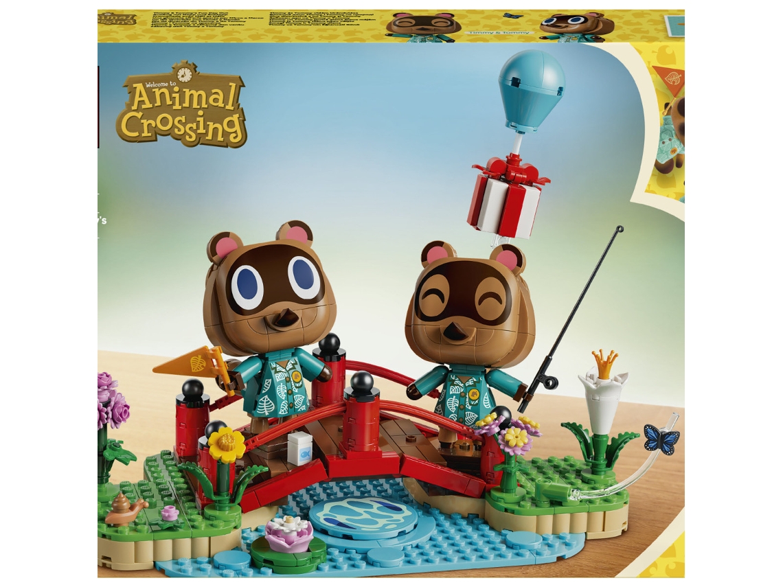 Set Da Costruzione Lego Lego Animal Crossing 77059 Una Giornata All'aria Aperta Per Mirco E Marco, Action Figure Di Procioni Con Accessori, Regalo 10+