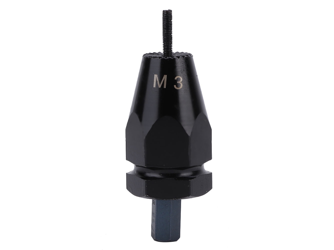 Ferramenta Pneumática De Rebitar Laxiscreed Com Cabeça De Rebite M3 Para Encaixe Hexagonal