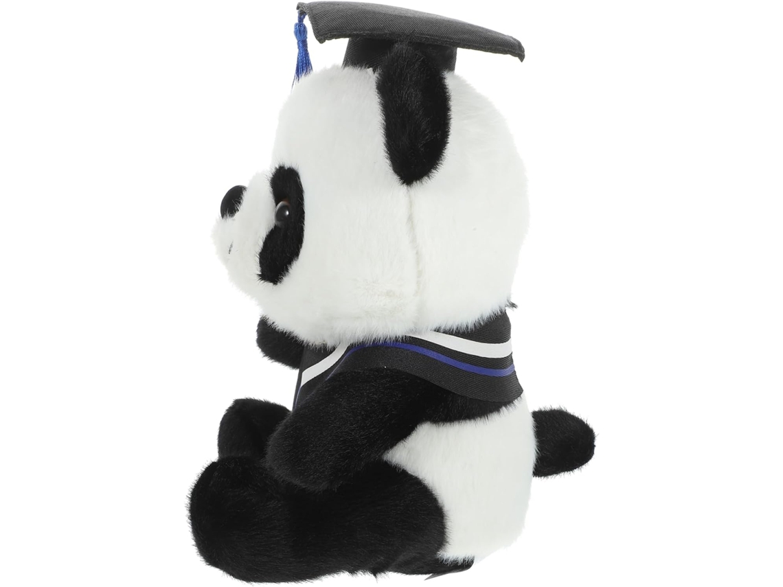 Panda De Pelúcia Azul Com Chapéu Formatura, Lembrancinha E Algodão