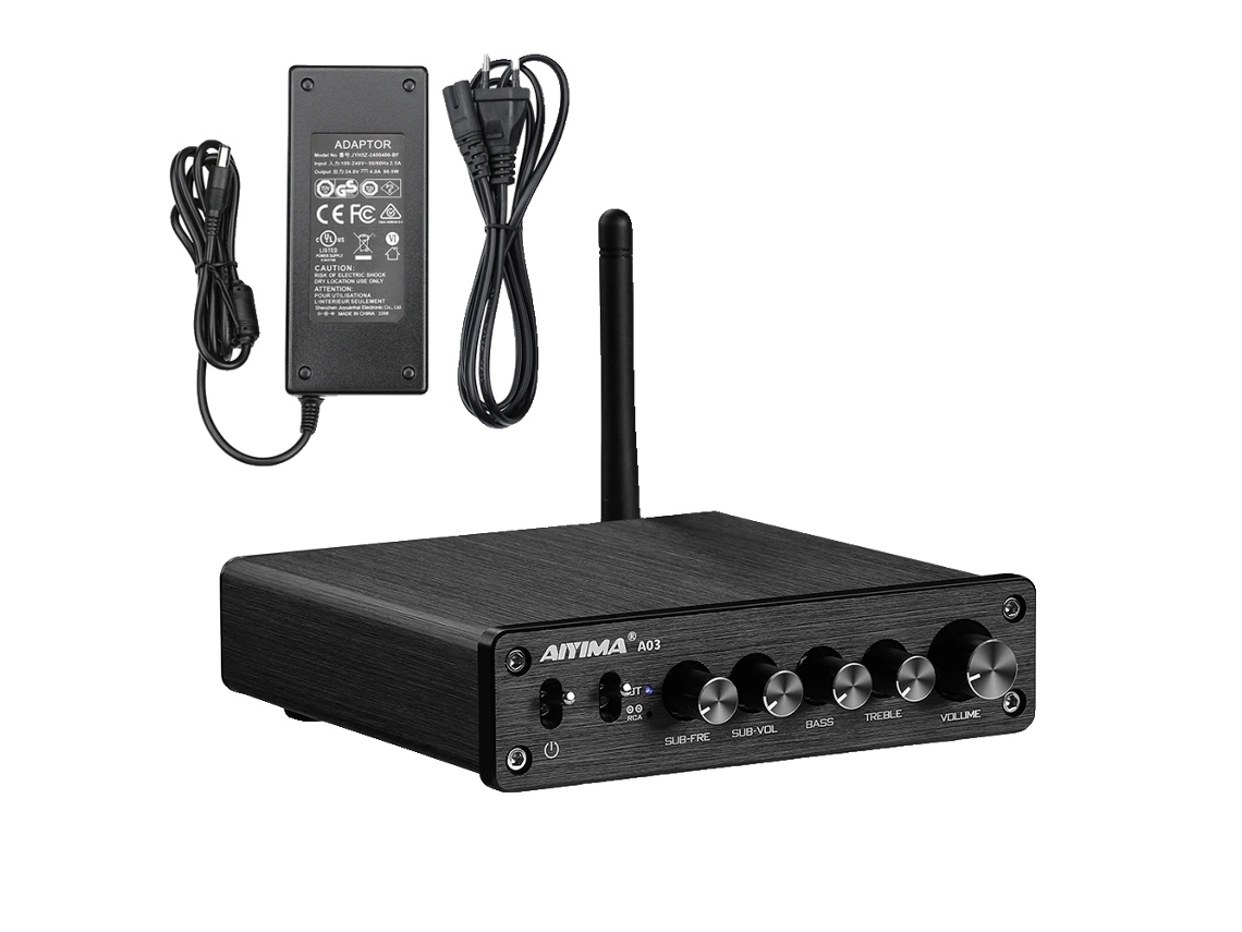 Amplificador Bluetooth, Qualidade De Som Hifi, Potência De Áudio Digital 21
