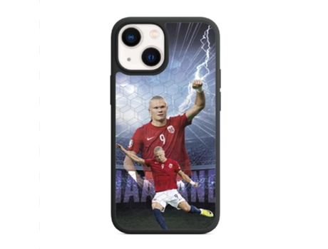 Capa Oficial Protetor para iPhone 14 PHONECASES3D Pele Sintética Preto