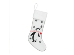 Laxiscreed Meias De Natal Pinguim Branco Decorativas Grandes Para Presentes Festivos