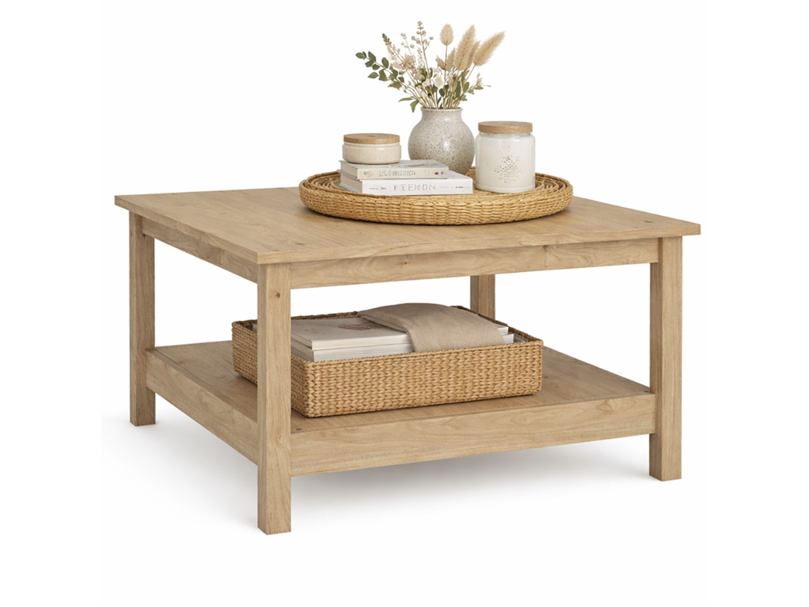 Mesa de centro Guadalquivir para carro com 2 compartimentos WELLHOME