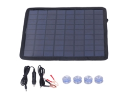 Carregador De Painel Solar 6w 18v Portátil Carregador De Bateria Solar 12v Placa Núcleo Do Painel Other