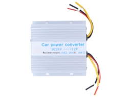 Convertidor Buck 24v Para 12v Regulador De Voltaje Dc 240w 20a Para Navegação Gps Alumínio