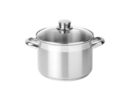 Panela SILAMPOS Alegro Glass Aço inoxidavel 18/10 (Diâmetro: 16cm)