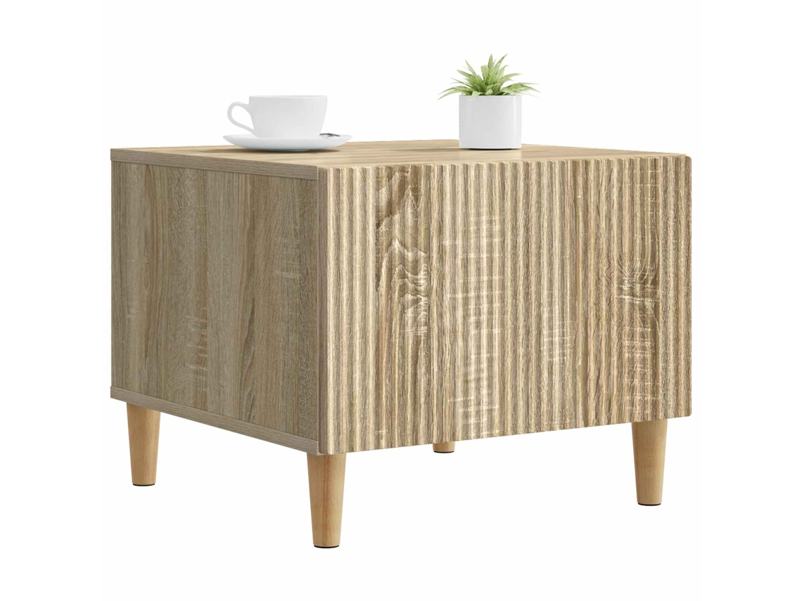 Mesa de Centro com Gaveta Carvalho Sonoma 49x50x40 cm MAISON EXCLUSIVE