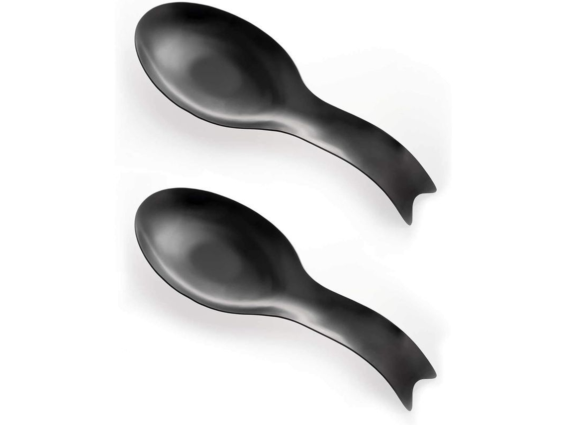 Porta Cucharas De Acero Inoxidable Forma De Pez Feliz Para Cocina Resistente Al Óxido Fácil De Limpiar