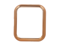 Capa Protectora Full Bumper Tela Tpu Eletroplate Realme Watch 2 Pro Rose Gold