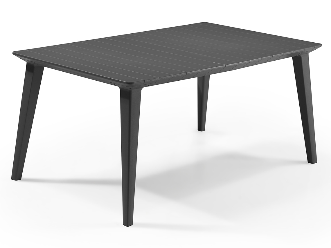 KETER Mesa LIMA jardim exterior terraço resina 160 cm grafite WxDxH cm 157x98x74