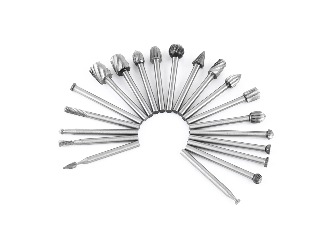 20 Peças De Brocas Rotativas De Acero De Alta Velocidad Para Corte De Madeira, Cabo De 1/8 Polegada, Ferramentas De Carpintaria