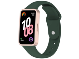 Bracelete verde pinho para Huawei Band 10 em silicone XIAOMOYU
