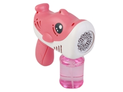 Walshlxq máquina de Burbujas de Delfín para Niños, 12 Orificios, Sin Fugas, Automática, Juguete Exterior, Rosa