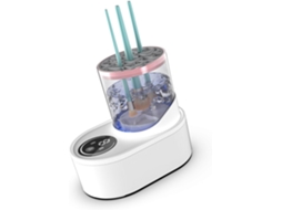 Limpador SFUSHOS elétrico para pincéis de maquiagem, 7000 rpm