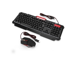 Conjunto Teclado e Mouse Gaming Portátil LAXISCREED