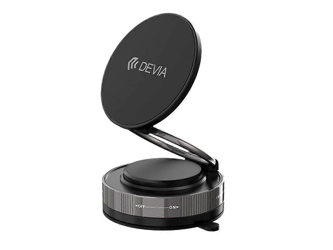 Devia Es091 Ultra2 Suporte Magnético Para Celular Com Ventosa, Ângulo Ajustável Em Metal